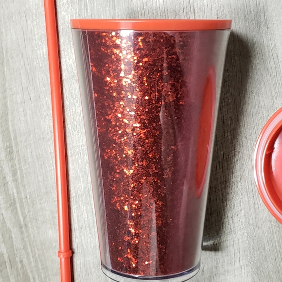 🆕️ Starbucks Red Sparkly Sequins Tumbler - Picture 7 of 13